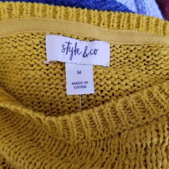 Style & Co

Mixed-Stitch Crew-Neck Sweater M - Picture 6 of 7